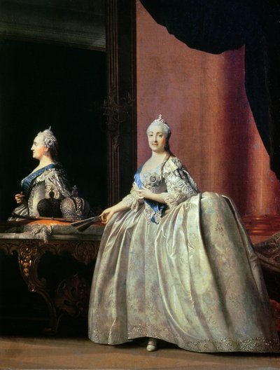 Empress Catherine II Before the Mirror, 1779 by Vigilius Erichsen